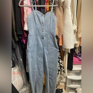 Denim jumpsuit
